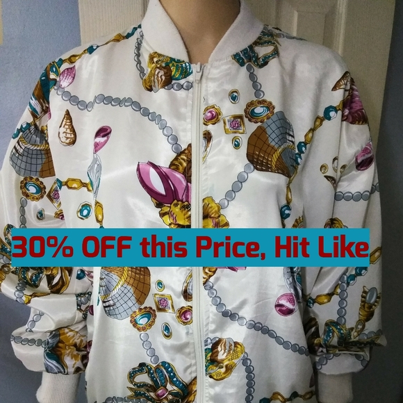 unbranded Jackets & Blazers - Bomber Jacket, Beach Design